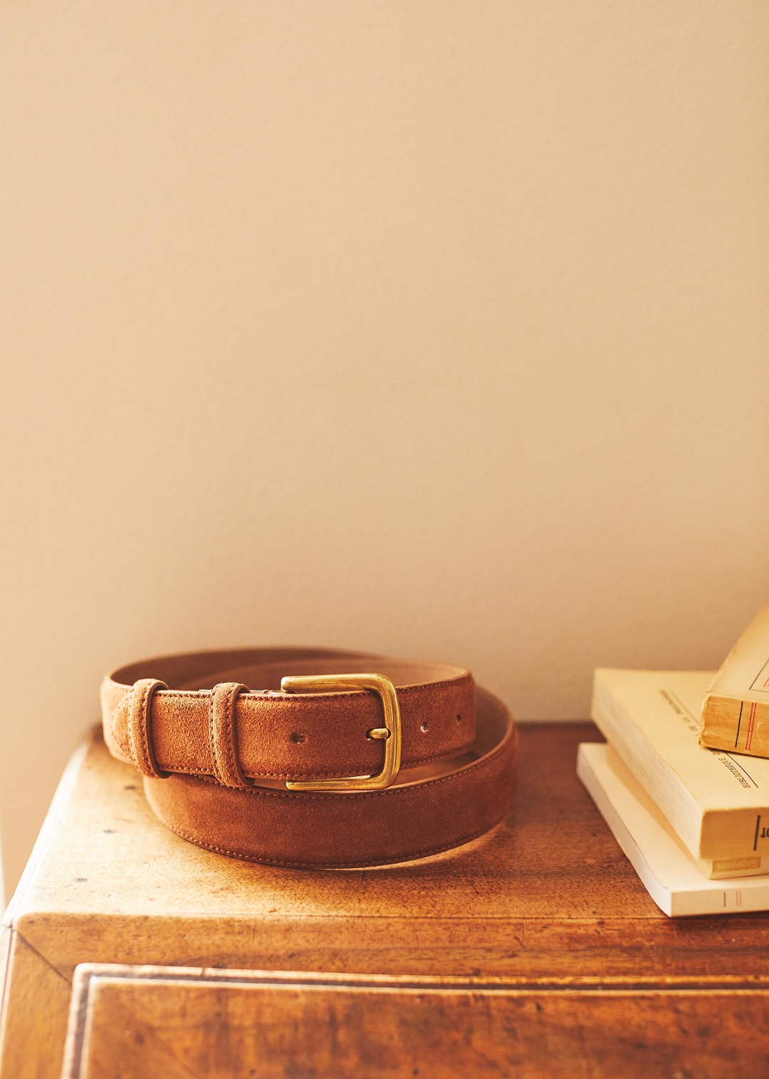 ceinture cuir nubuck