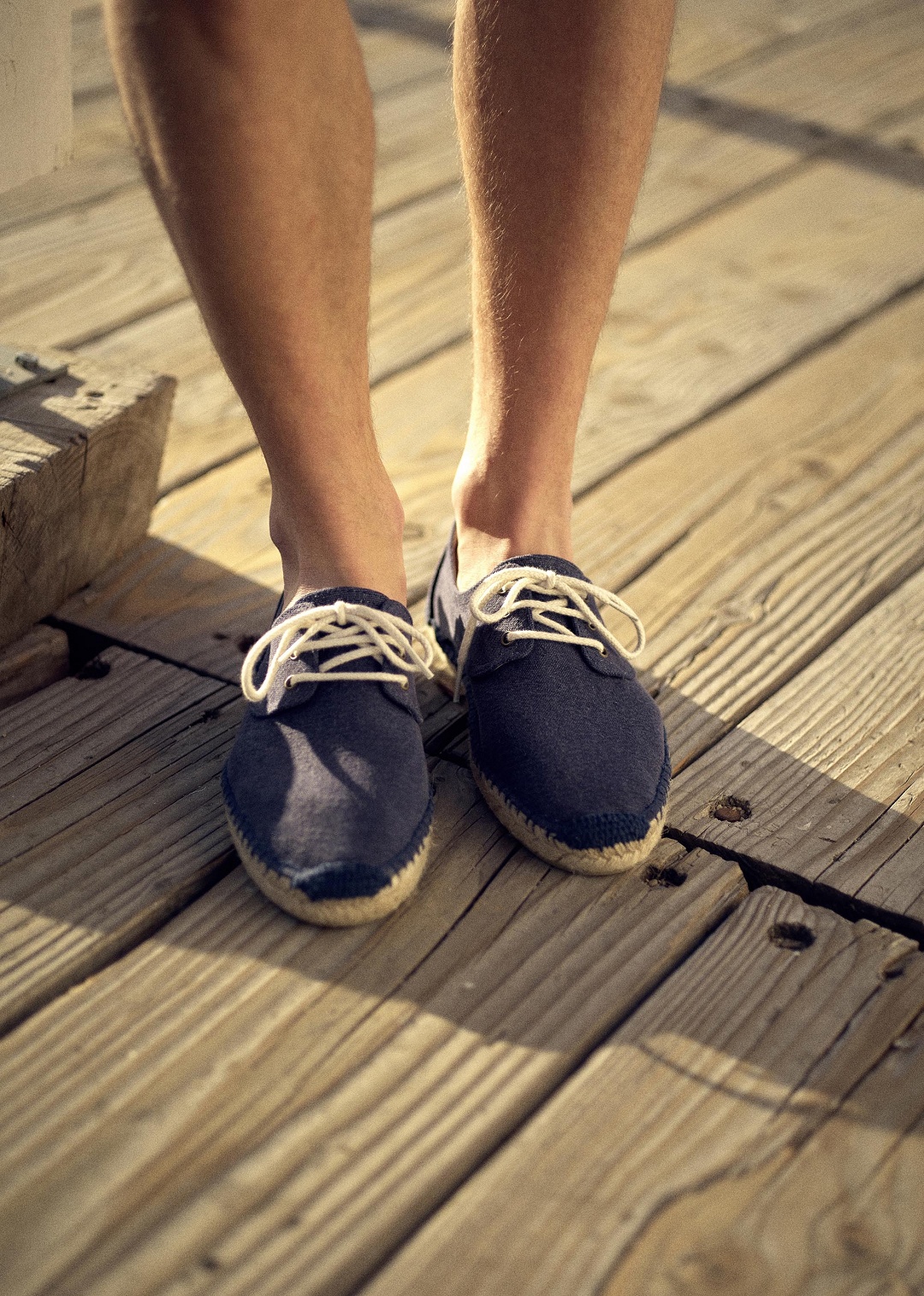 espadrilles marine homme